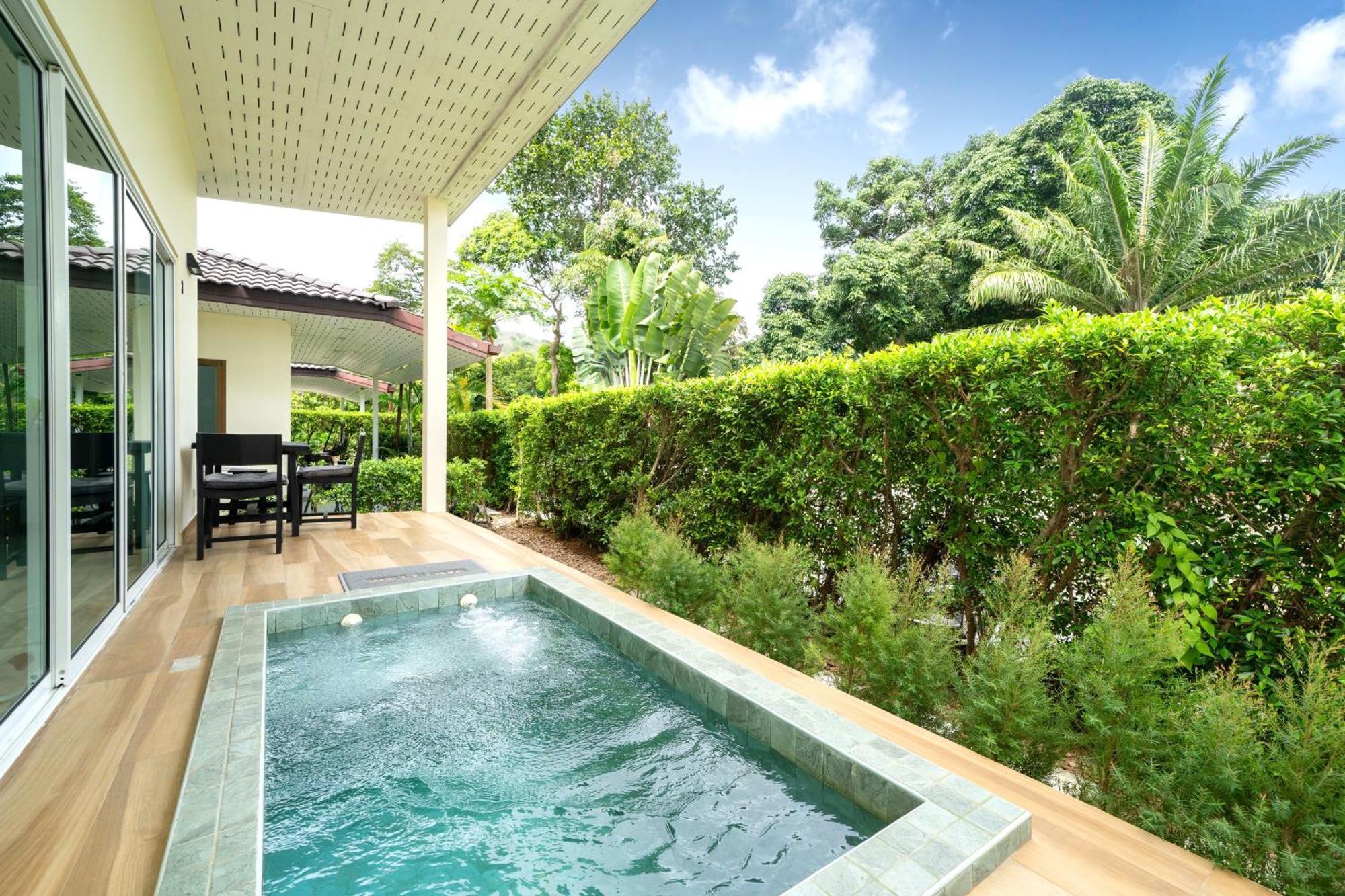 Oxavia Garden Oasis In Nai Harn - Your Private Tropical Garden With 3 Cabins And Jacuzzi Rawai Luaran gambar