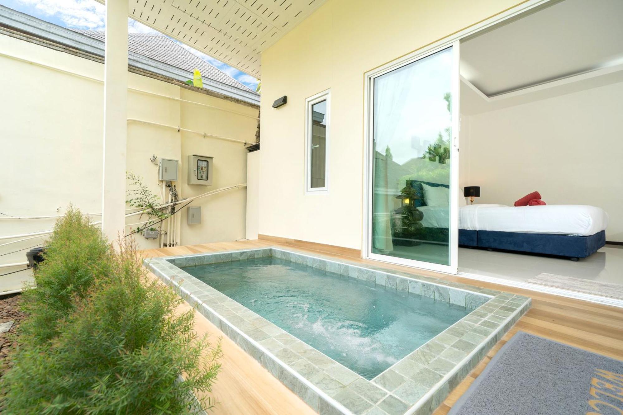 Oxavia Garden Oasis In Nai Harn - Your Private Tropical Garden With 3 Cabins And Jacuzzi Rawai Luaran gambar