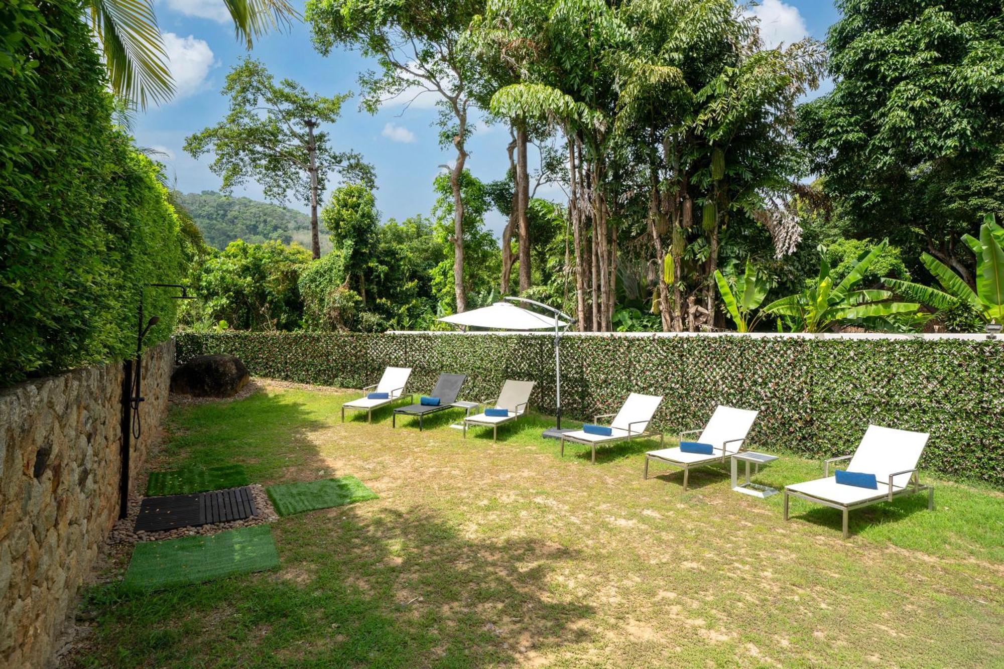 Oxavia Garden Oasis In Nai Harn - Your Private Tropical Garden With 3 Cabins And Jacuzzi Rawai Luaran gambar